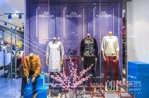 时尚女装店铺装修效果图