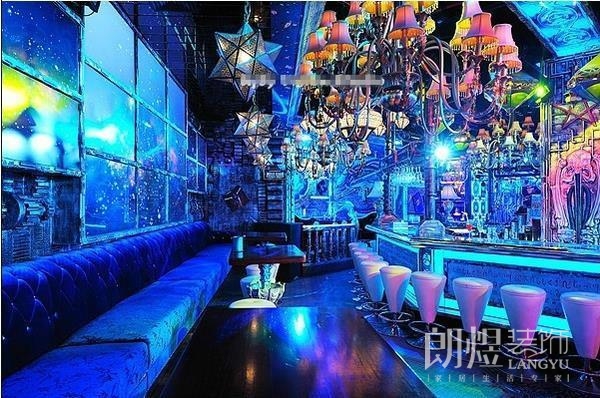 科幻主题酒吧室内设计效果图