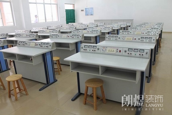 中学学校物理实验室课堂装修效果图